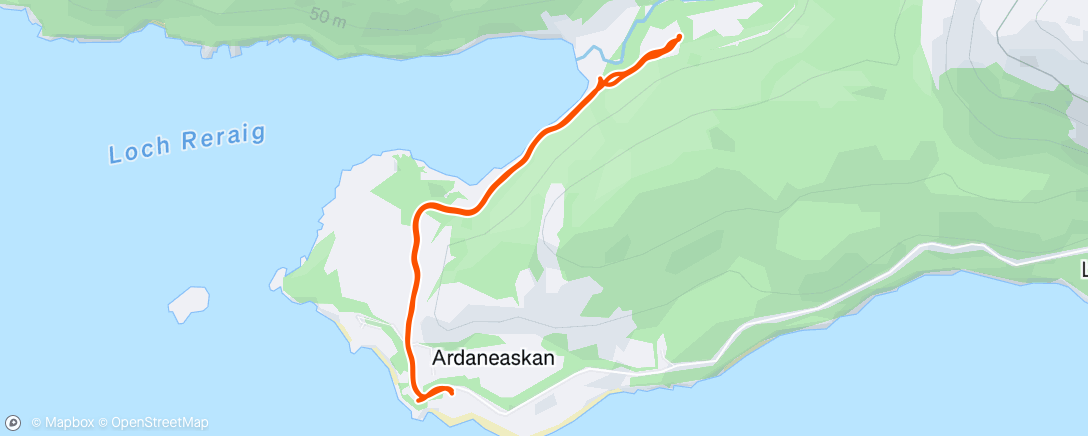 Map of the activity, Lunch Walk