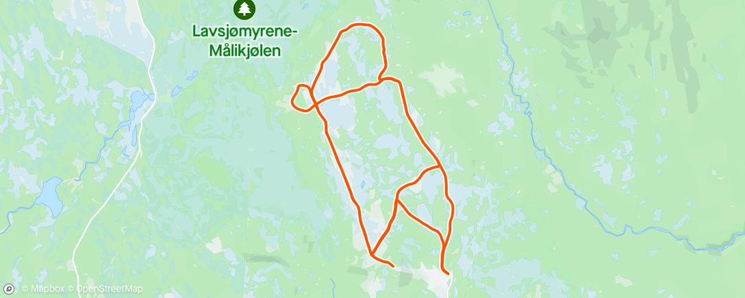 Map of the activity, Langtur staking☀️😍