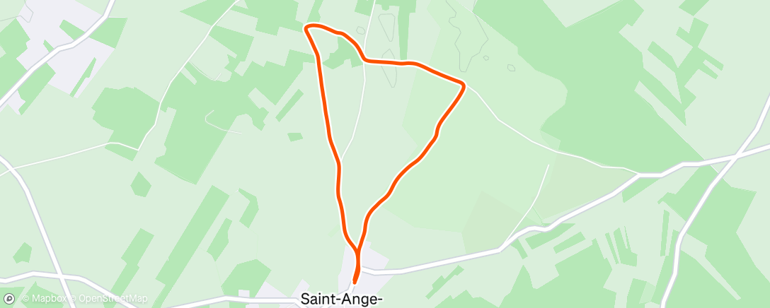 Map of the activity, Marche dans l'après-midi