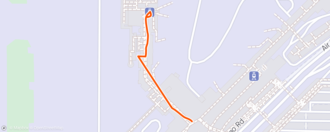 Map of the activity, Airport Stroll