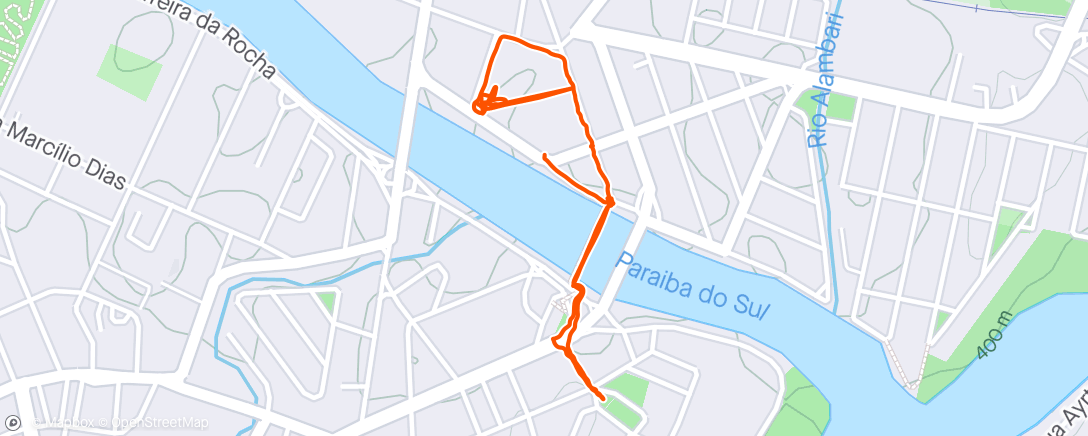 Map of the activity, Resende errejota