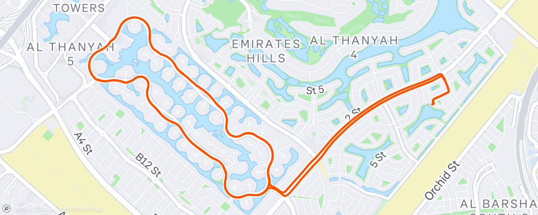 Map of the activity, Morning Ride