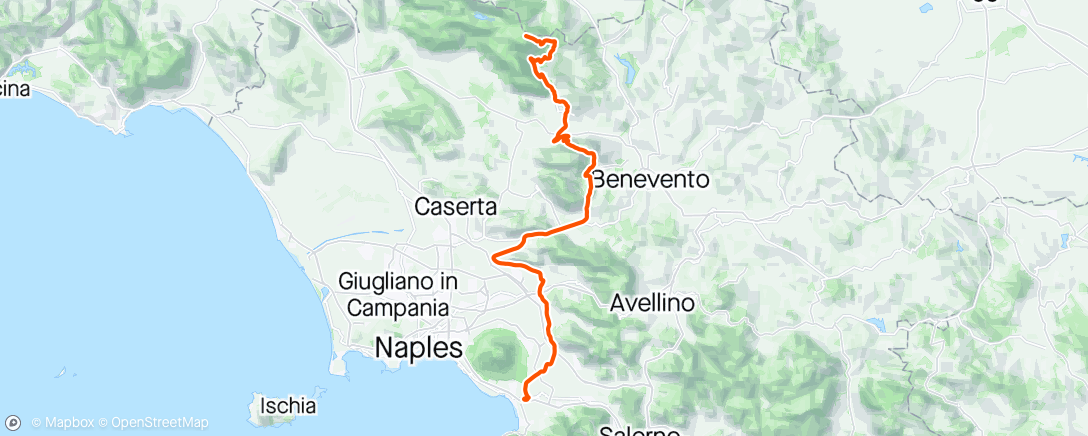 Map of the activity, Giro d’Italia Stage 10