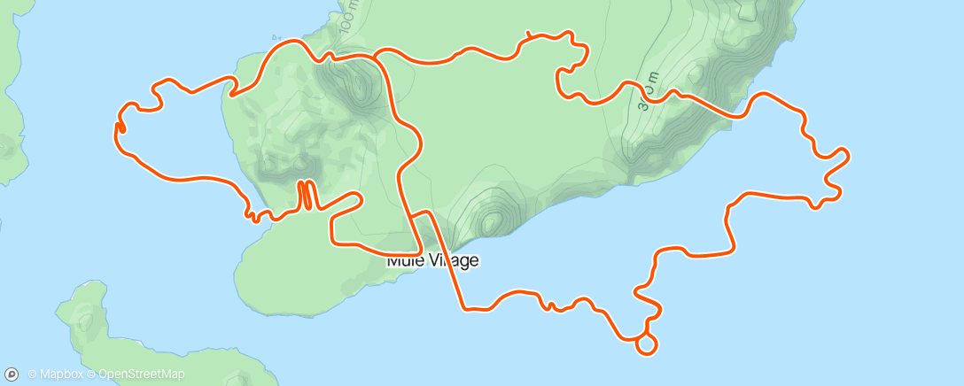 Karte der Aktivität „Zwift - Group Ride: ZZRC Happy Hour (C) on Big Flat 8 in Watopia”