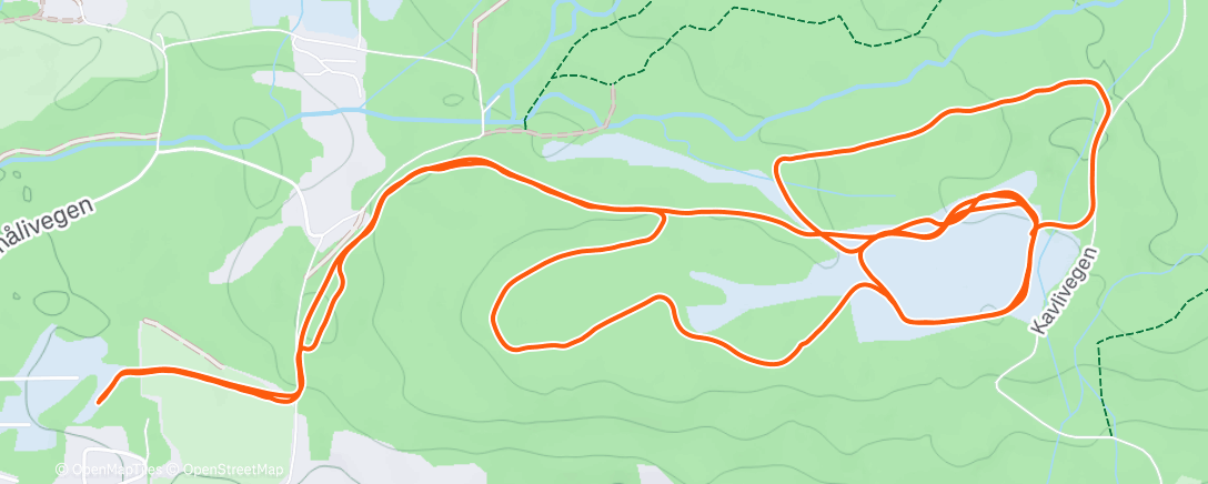 Map of the activity, Stjerneskinn på Stormyra