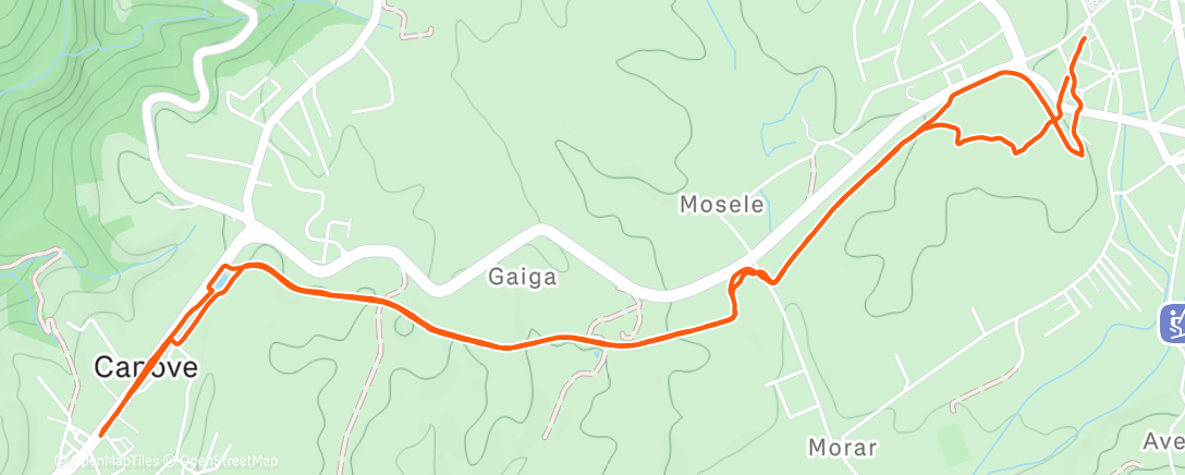 Карта физической активности (Camminata pomeridiana)