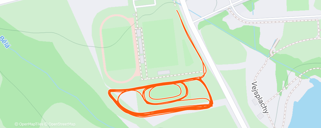 Map of the activity, Novoroční Vejsplachy