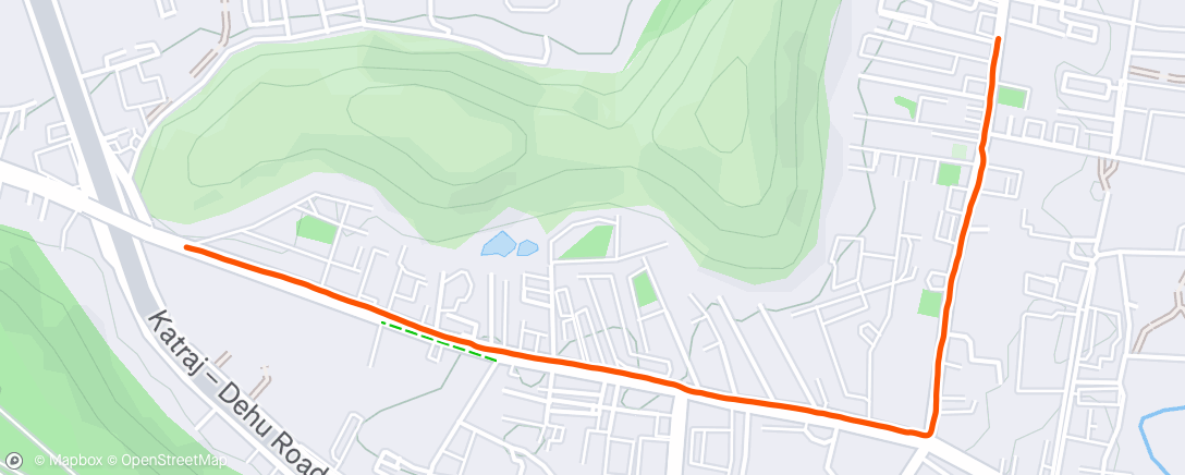 Map of the activity, Morning Run