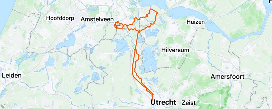 Map of the activity, Recon Slow Triatlon Amsterdam 2025 🚲🚶🏼‍♂️🩲 ☀️