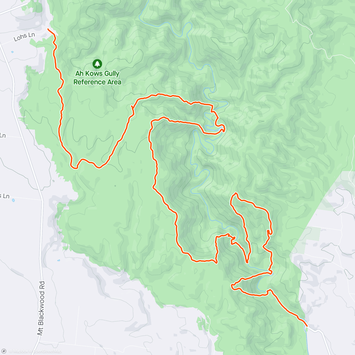Map of the activity, DU135 - Pacing Chris between MacKenzies and Bears Head