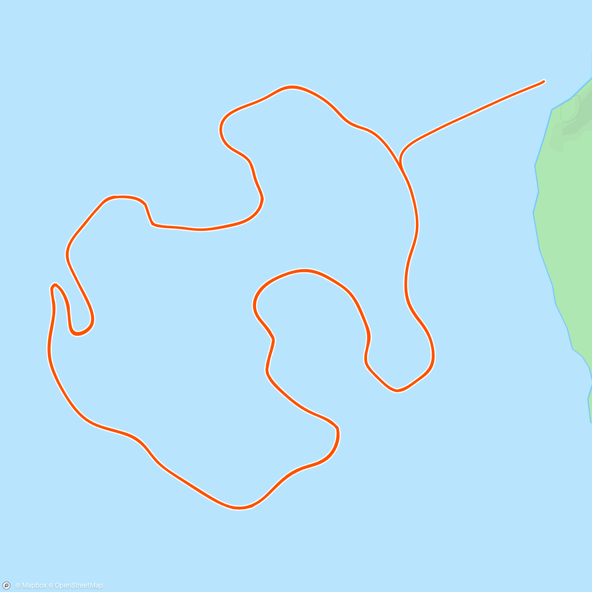 Map of the activity, Zwift - It's all about the Foundation on Volcano Circuit in Watopia