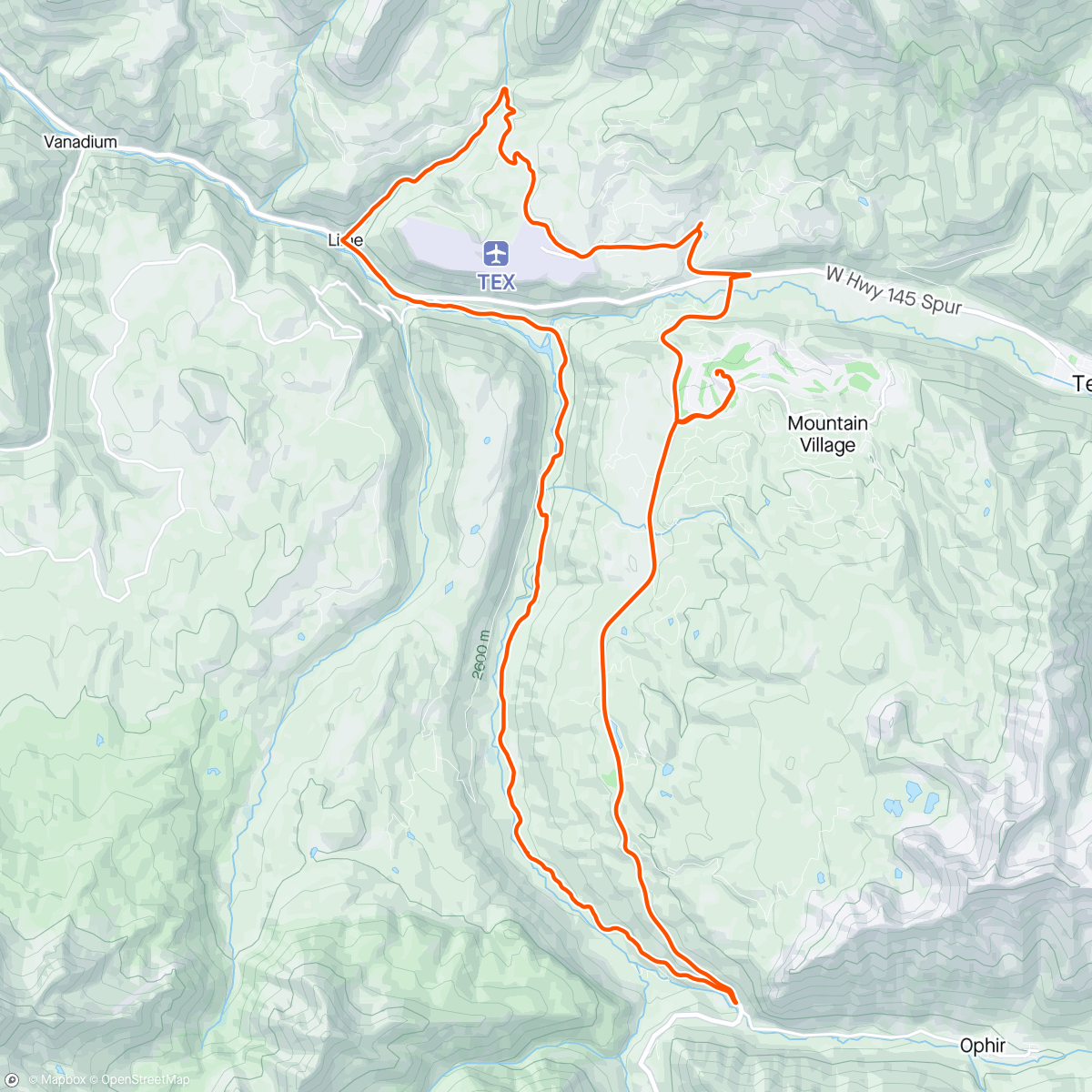Map of the activity, On the road on the gravel!