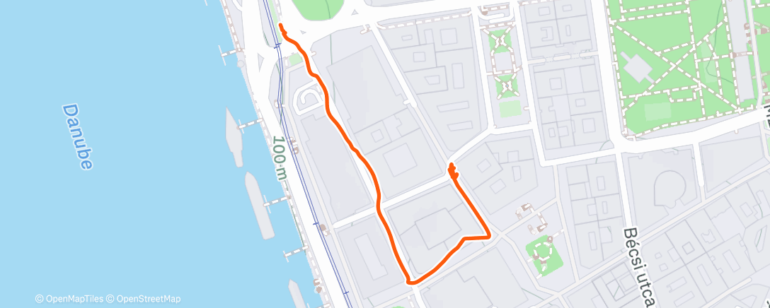 Map of the activity, Spaziergang am Nachmittag