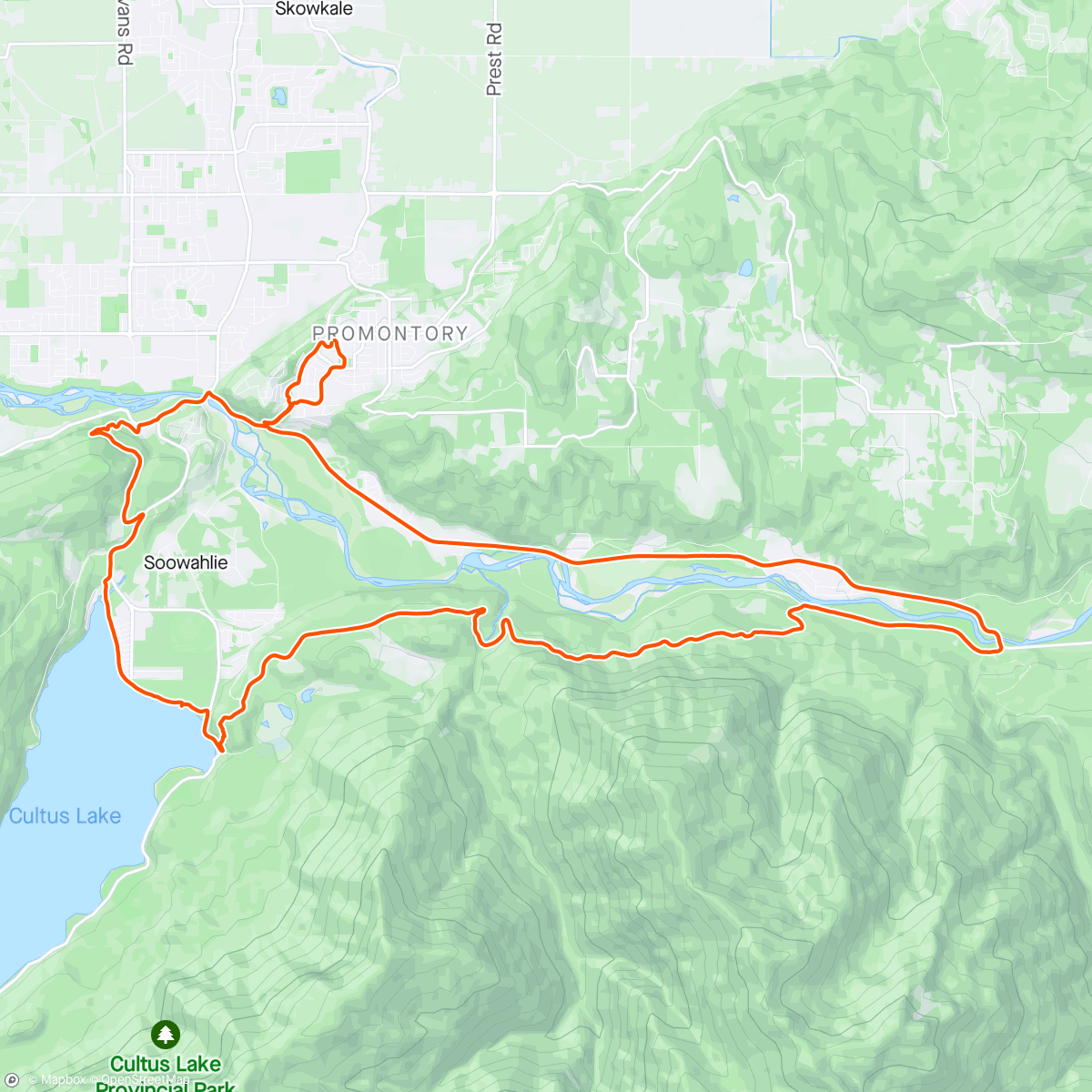 Map of the activity, Incredibly thankful for what I can still do right now 🚵