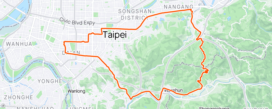 Map of the activity, 神南路復健