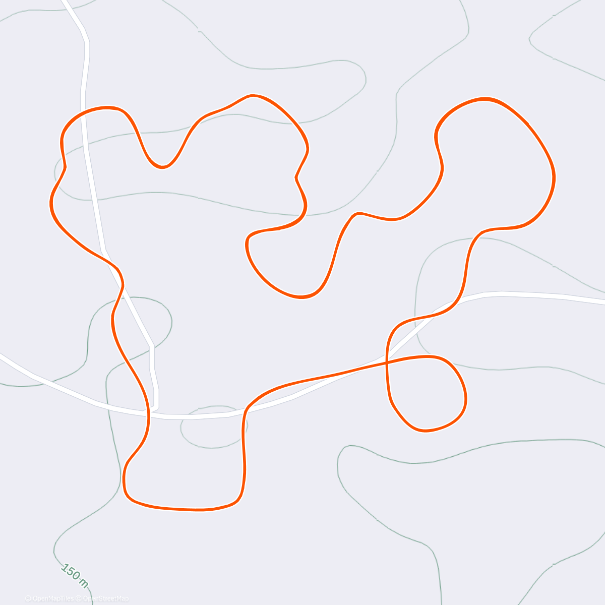 Карта физической активности (Zwift)