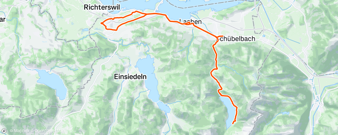 Map of the activity, Fahrt am Nachmittag