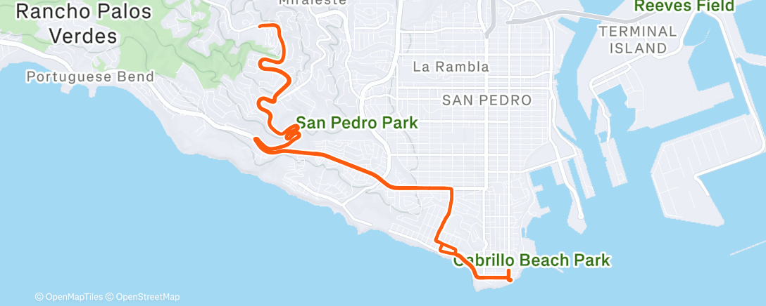 Map of the activity, Afternoon Ride
