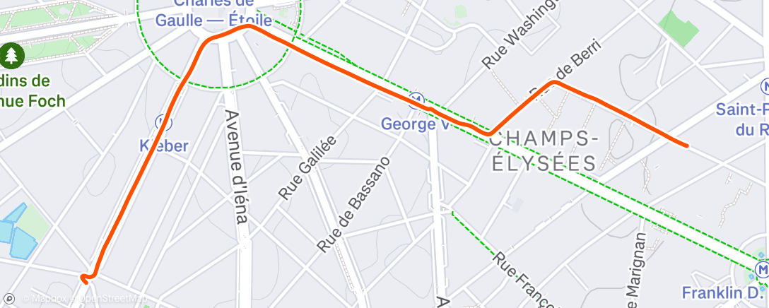 Map of the activity, Vélo dans l'après-midi Paris, Île-de-France ☁️