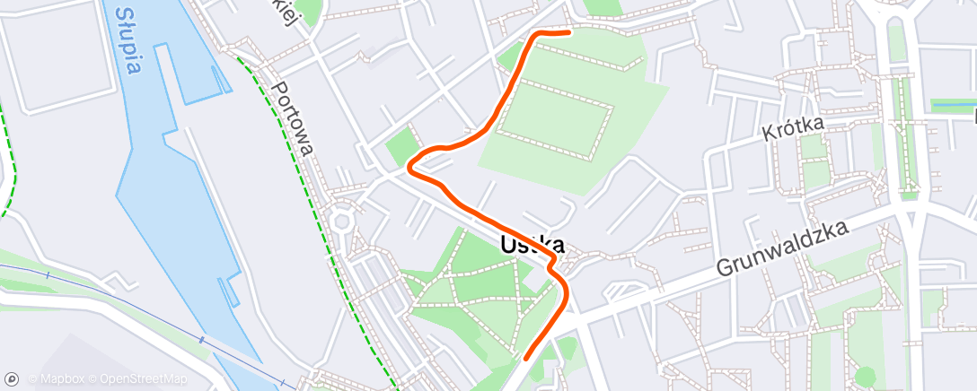 Map of the activity, Morning Walk