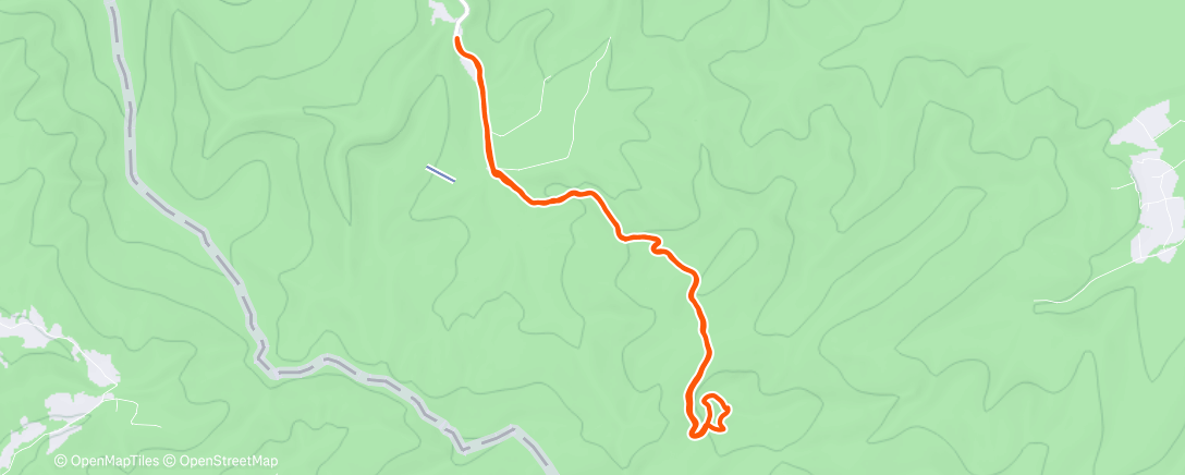 Map of the activity, Lunch Walk