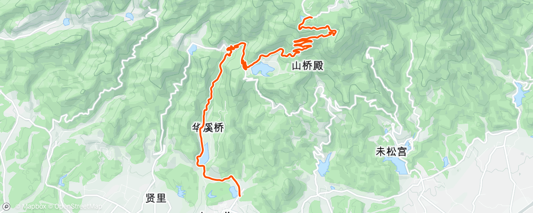 Map of the activity, 上午骑行