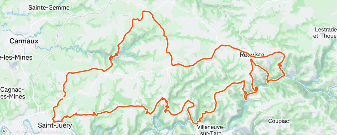 Carte de l'activité