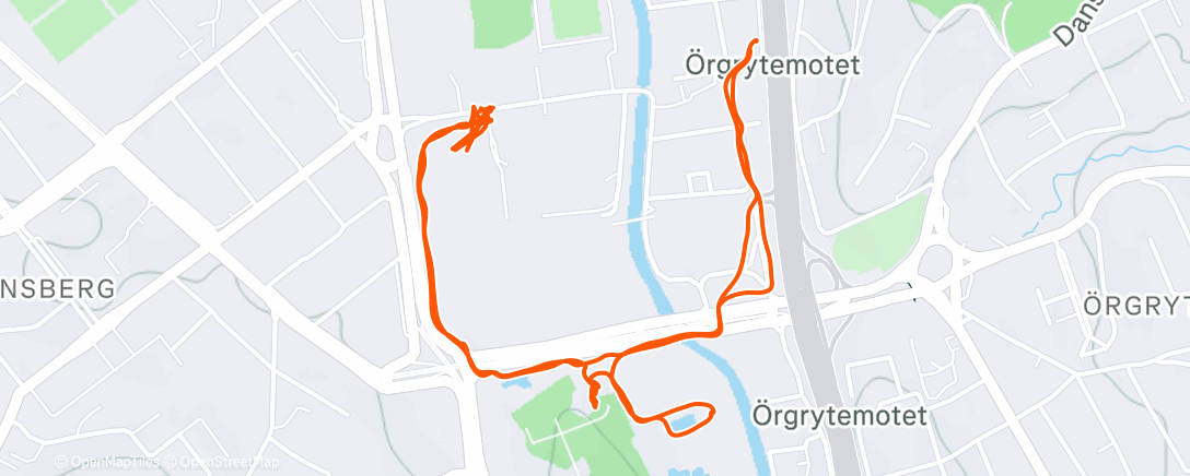 Map of the activity, Lufsa i Göteborg