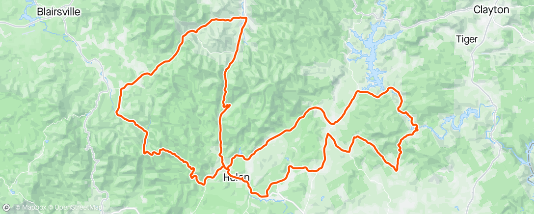 Map of the activity, Tour of Georgia Gran Fondo - 3rd place