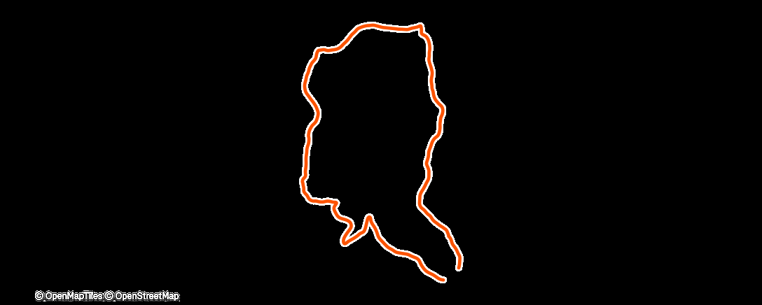 Map of the activity, Morning Hike