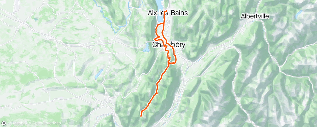 Map of the activity, Chartreuse