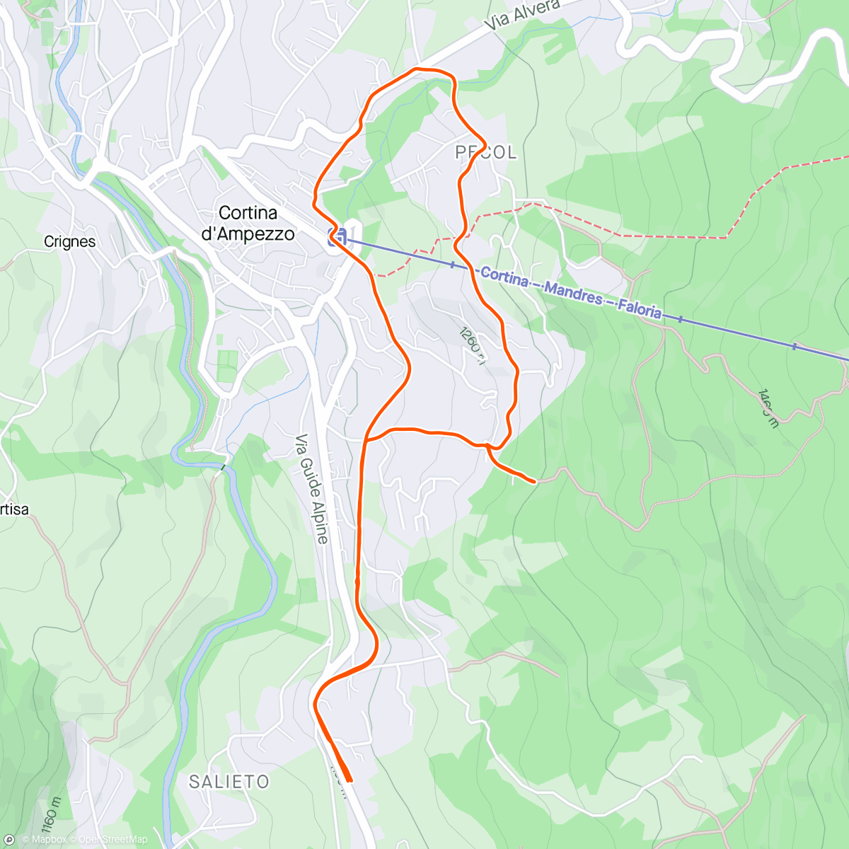 「Ciao Cortina d'Ampezzo! 🇮🇹」活動的地圖