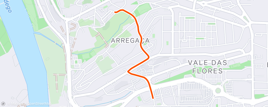 Map of the activity, Lunch Ride