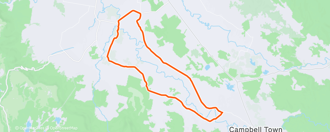 Mapa de la actividad (Morning Ride)