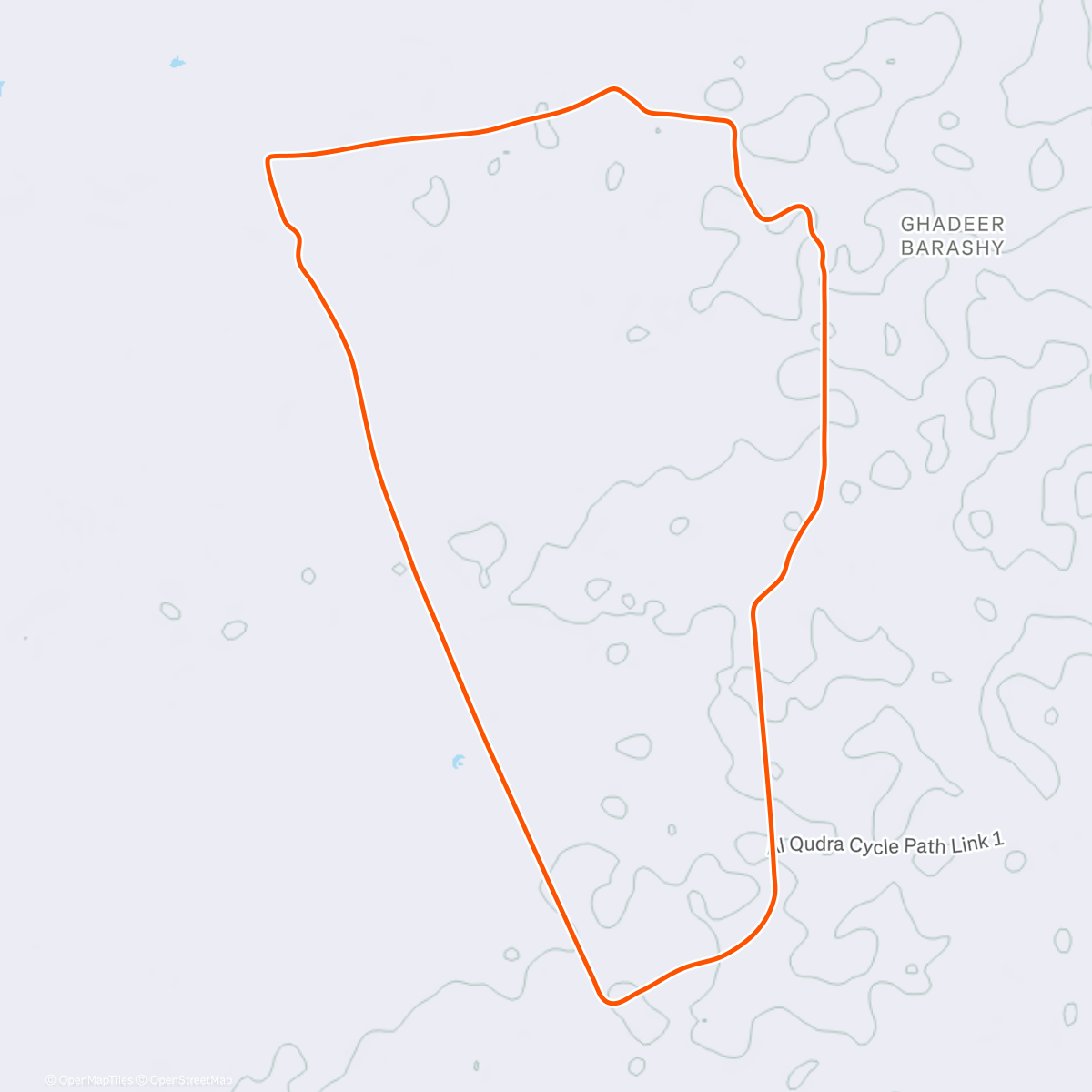 Map of the activity, MyWhoosh - Endurance #1