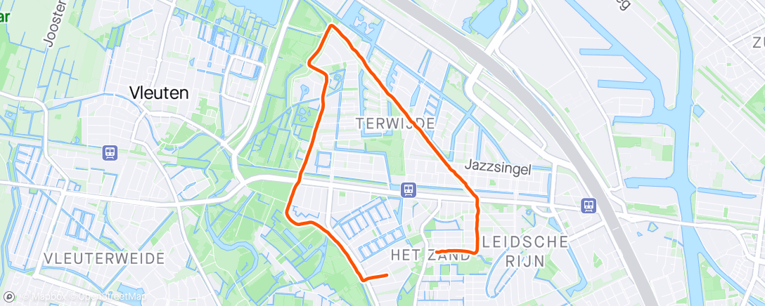 Map of the activity, Loslop'n voor Enschede halve marathon