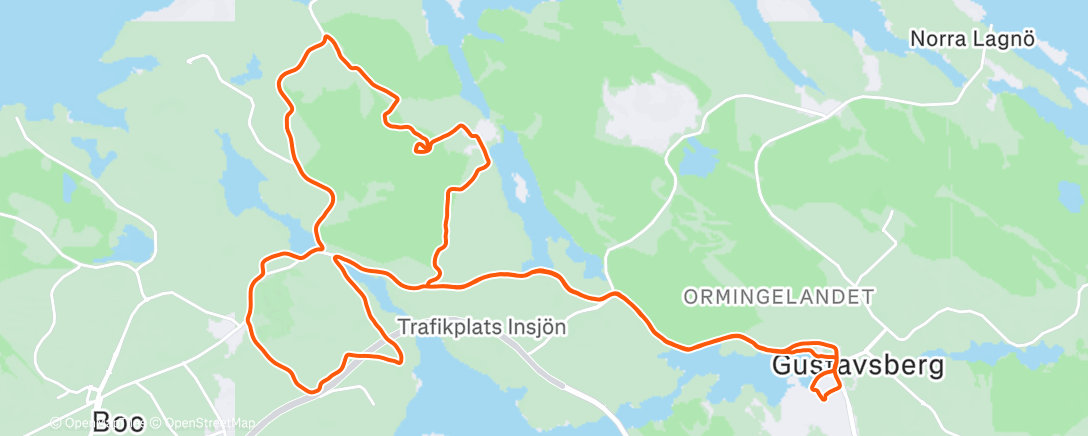 Map of the activity, Semilångt