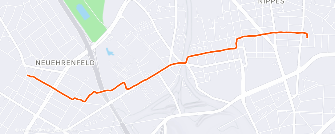 Map of the activity, Mittagspaziergang