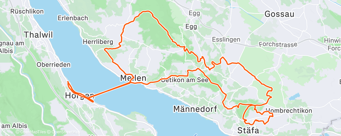 Карта физической активности (Lunch Gravel Ride)