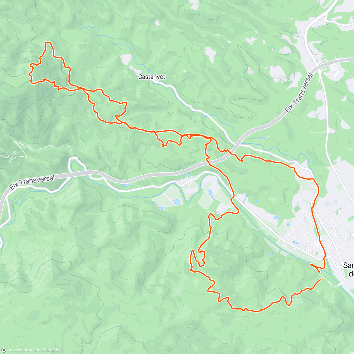 Map of the activity, Cursa Pa amb Tomàquet amb la Babs 😍🥖🍅