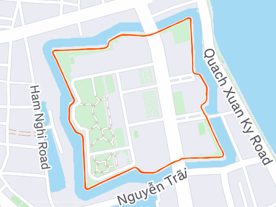 Morning Run quanh thành cổ Đồng Hới