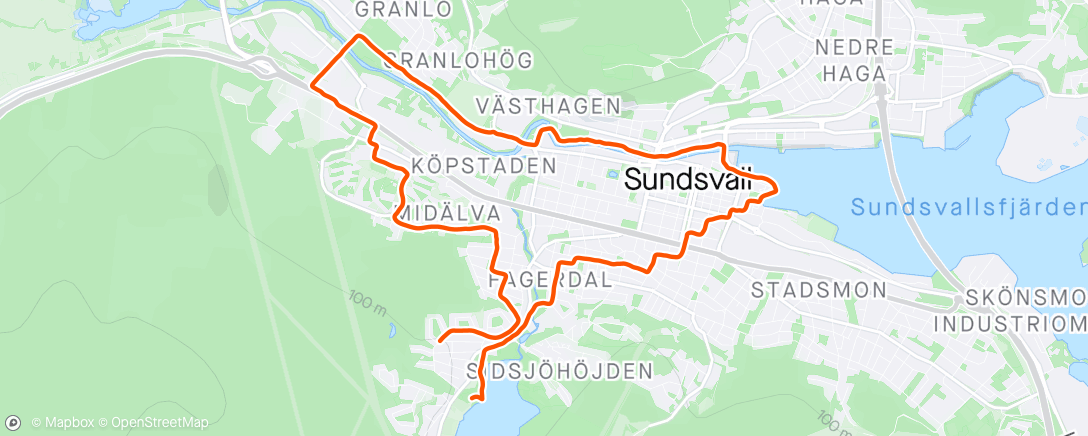 Mapa da atividade, Lördagslunken