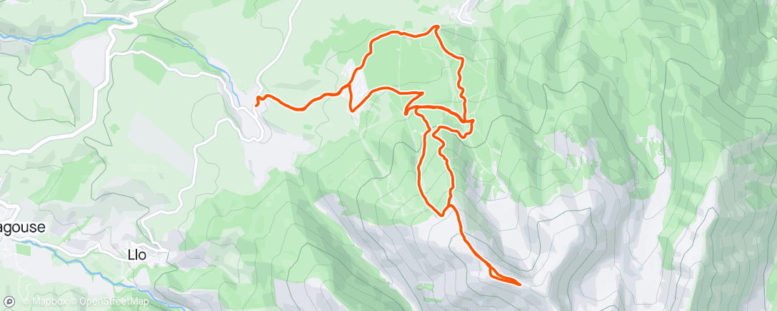 Map of the activity, Kmv e-bike