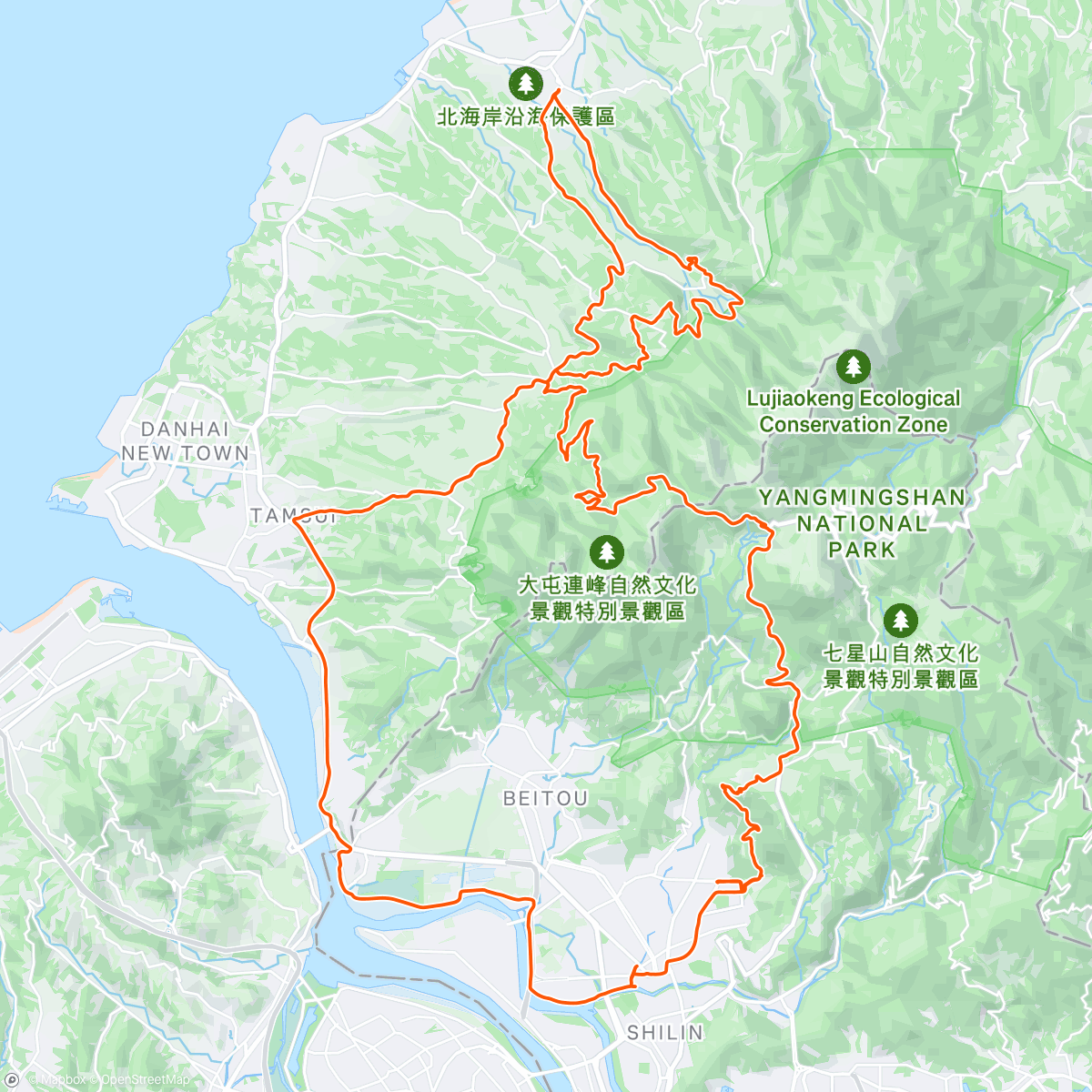 Map of the activity, So much for zone two. And dry weather