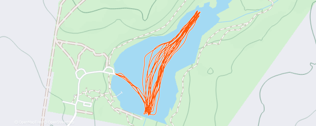 Map of the activity, I could’ve missed the pain