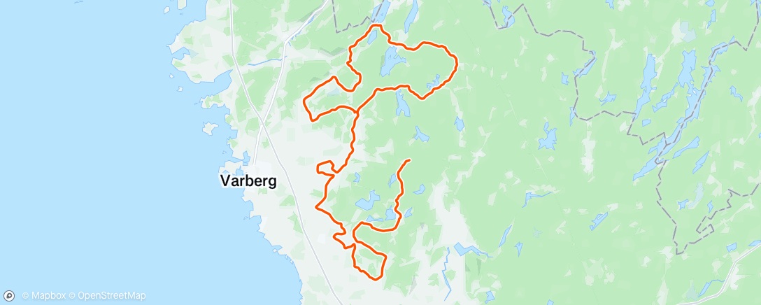 Map of the activity, Giro Himledalen