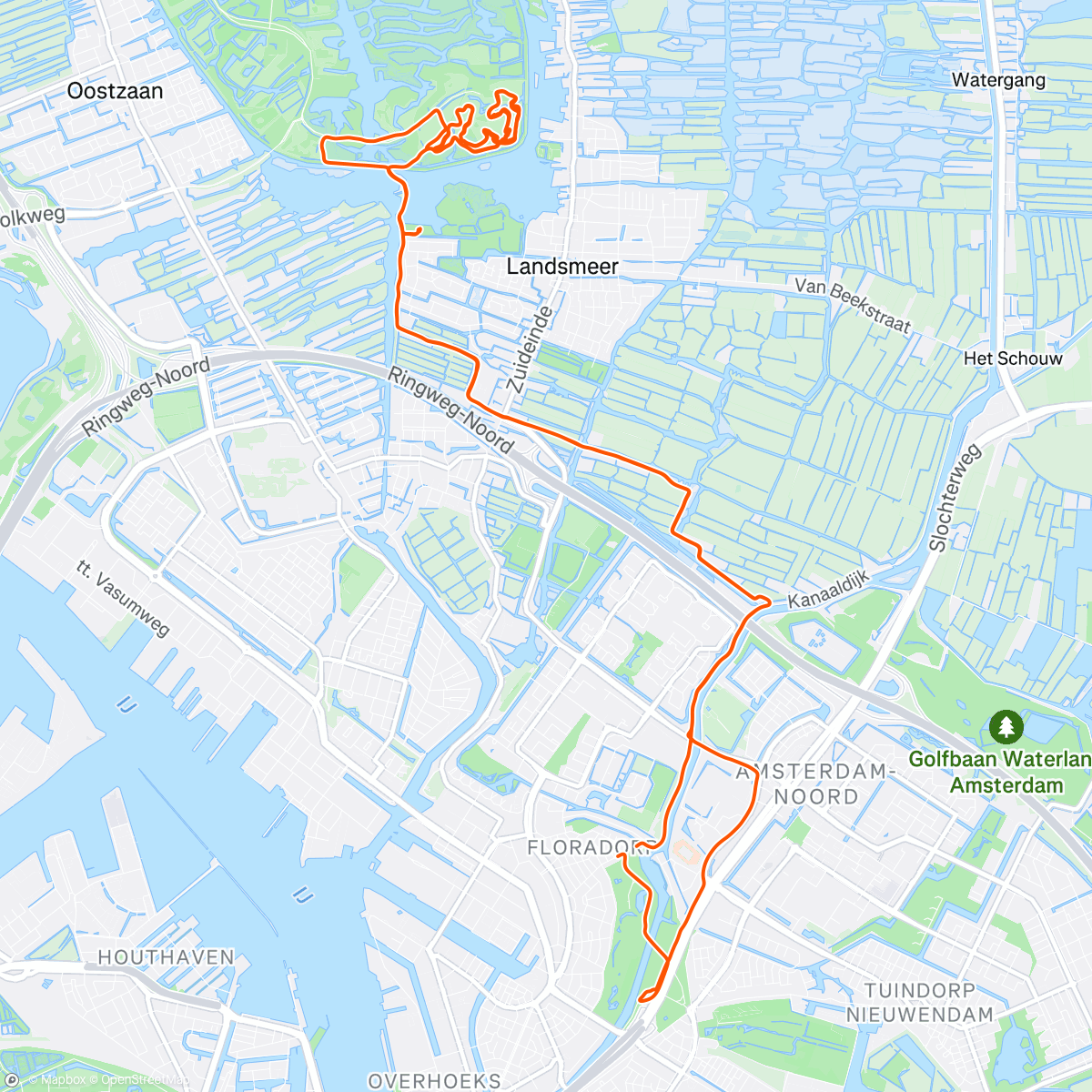 Карта физической активности (Twiske modderiger dan Gaveren, maar niet gaver)