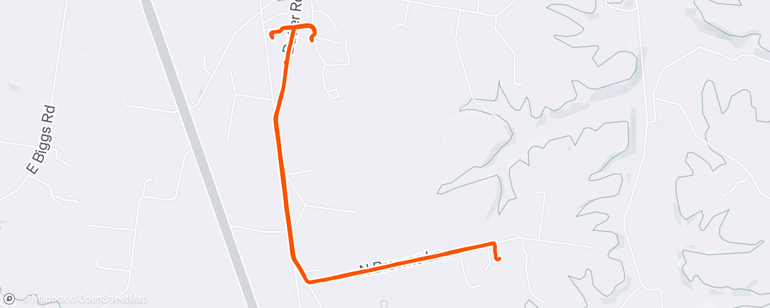 Map of the activity, Afternoon Ride