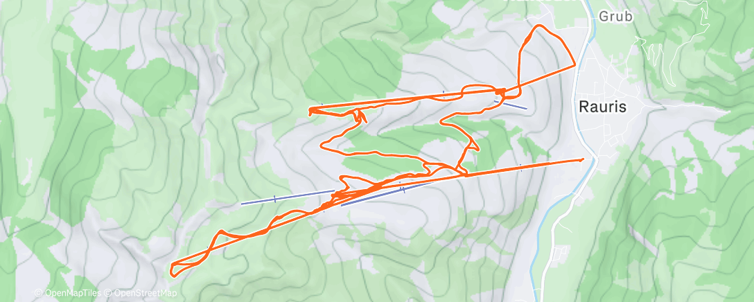 Map of the activity, Spaziergang am Morgen