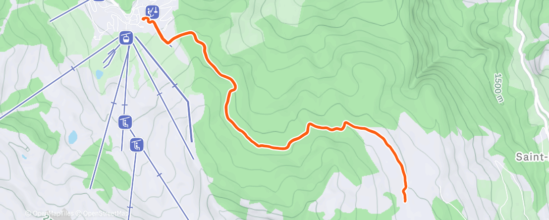 Mapa de la actividad (1ère de l’année avec Loris à Risoul… et sur Strava)